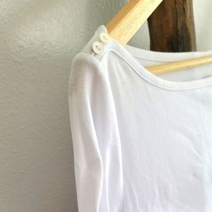 White elbow shirt!